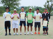男子ダブルス１位・２位・３位